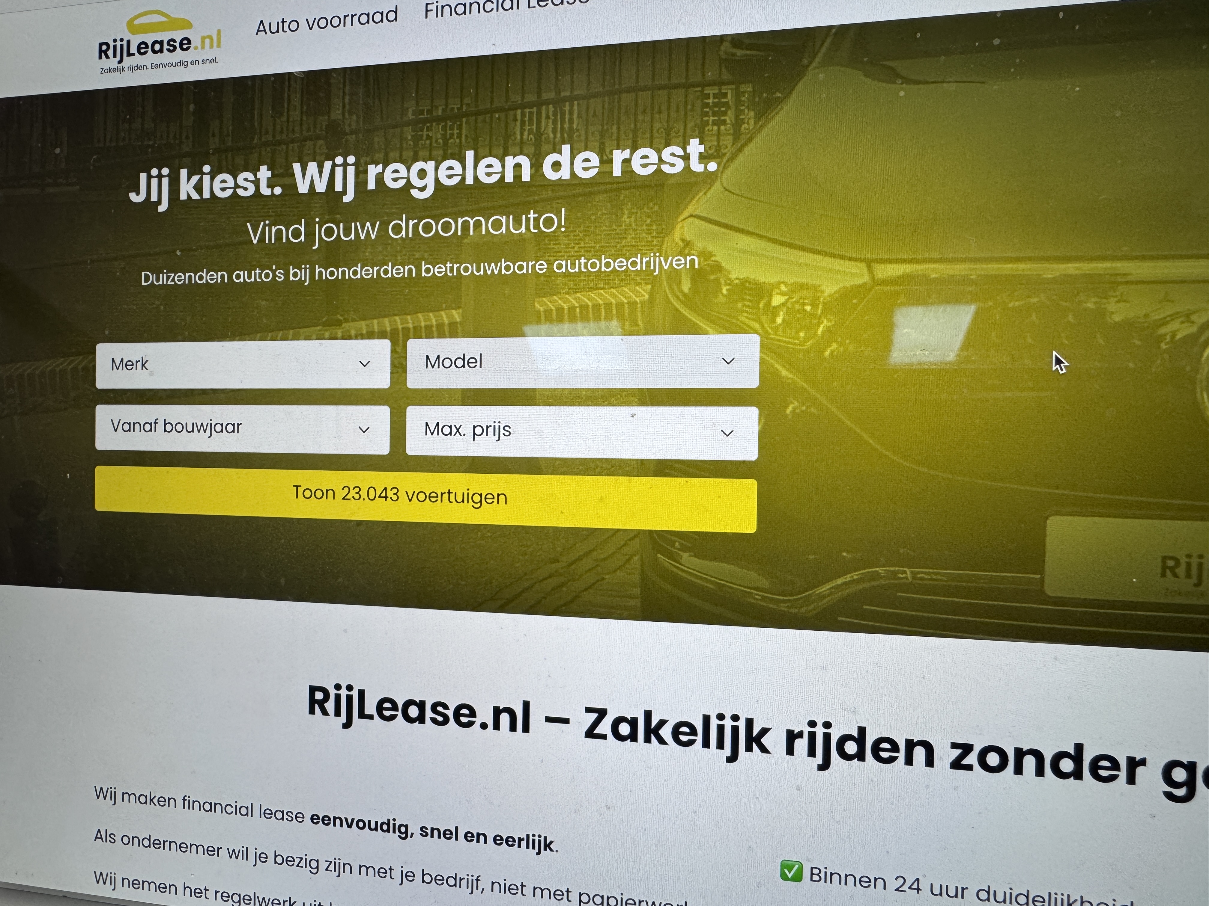 Wij verwelkomen Rijlease bij de 1FS familie